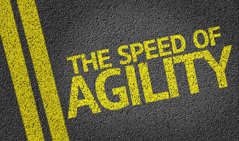 The Speed of Agility written on the road-1